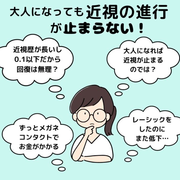 大人の近視進行